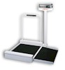 Detecto 495 "Floor Hugger" Stationary Mechanical Wheelchair Scale