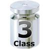 Mettler Toledo 11123569 ASTM Class 3 Stainless Steel Calibration Weight with Certification - 500 mg