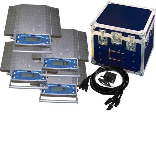 Intercomp PT300 100141-RF Wireless Wheel Load Scale Systems with Handheld Computer (4 Scales) 4-20K-80000 x 100 lb