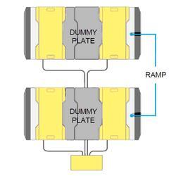 CAS RW-Z Series Dummy Plate 4, 35.4 x 10.5 x 1.5  