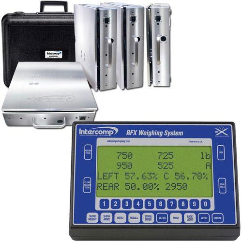 Intercomp SW 100315-RFX Wireless Wheel Scales System with Handheld Indicator 8800 x 1 lb
