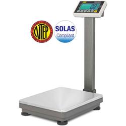 UWE UFM-F300 (3-UFM-S300-112)  Stainless Steel  16.5 x 20.5 inch Legal for Trade Bench Scale 600 x 0.1 lb