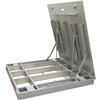 Rice Lake Roughdeck QC-X 175695 Stainless Steel Smooth Top Extreme Lift Floor Scale 5 ft x 5 ft - Base Only - 10000 lb