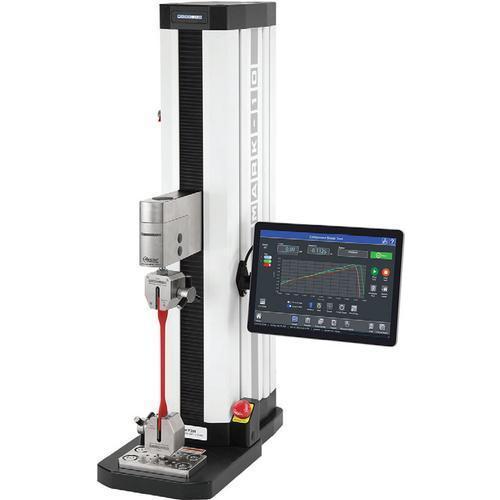 Mark-10 F505-IMT Test frame with IntelliMESUR® pre-loaded tablet control panel, vertical, 500 lbF / 2.2 kN
