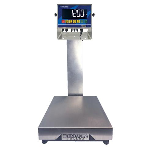 Fairbanks SB10116 SilverBack 12 x 12 in  Stainless Steel Bench Scale  25 x 0.005 lb  Legal for Trade 25 x 0.01 lb