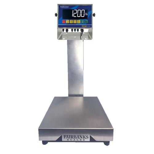 Fairbanks SB10121 SilverBack 15 x 15 in  Stainless Steel Bench Scale 100 x 0.02 lb Legal for Trade 100 x 0.05 lb