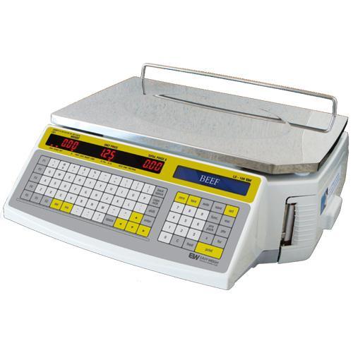 EasyWeigh LS-100FN Price Computing Scale w/Printer and Ethernet 30-60 x 0.01-0.02 lb dual range