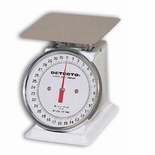 Detecto PT-1000RK Petite Top Loading Dial Scale, 1000 g x 5 g