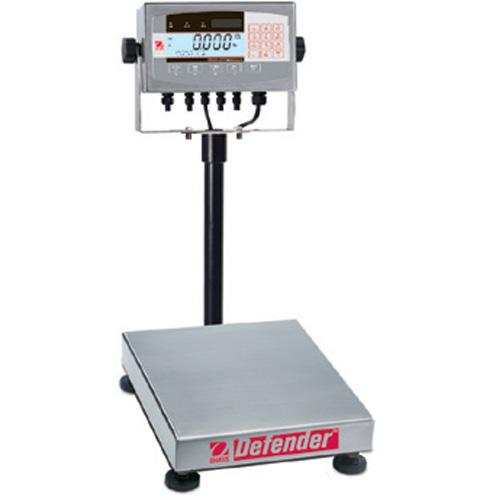 Ohaus D71XW60HR1 Defender 7000X Extreme Rectangular Scale (120 lb x 0.02 lb) 12 x 14 x 3.54 in Platform Size