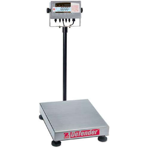 Ohaus D71XW60HL2 Defender 7000X Extreme Rectangular Scale (120 lb x 0.02 lb) 16 x 20 x 4.14 in Platform Size