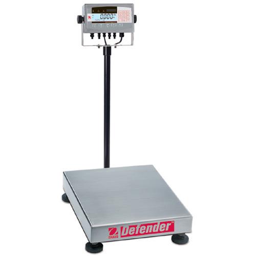 Ohaus D71XW150HX2 Defender 7000X Extreme Rectangular Scale (300 lb x 0.05 lb) 17 x 22 x 4.14 in Platform Size