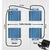 Intercomp Part 100493 Universal Charger for 4 PT300  PT300DW  scales (100-240VAC) 