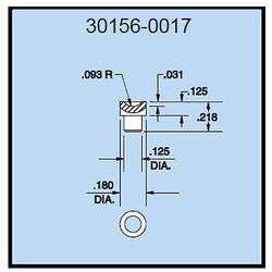 Dillon 30156-0017-BOT Cupped Compression Fitting (Bottom)