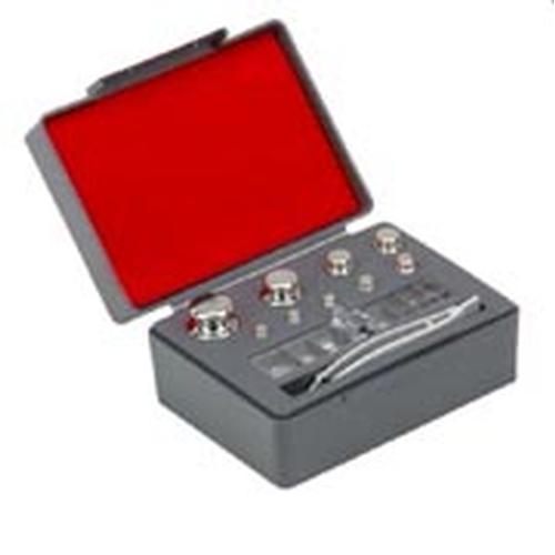 Ohaus 80780438 OIML Class F1 Calibration Weight Set with NVLAP Certificate Stainless Steel 50g - 1g