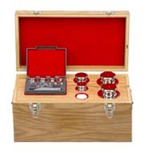 Ohaus 80780455 OIML Class F1 Calibration Weight Set with NVLAP Certificate Stainless Steel 5kg-1kg