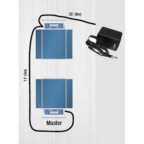 Intercomp 101030 Two scales Interconnect/Charge Cable (PT300, PT300DW, LP600)