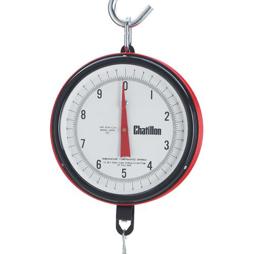 Chatillon 0720DD-T Century Series Hanging Scale, 20 lbs x 1/2 oz, Head Only