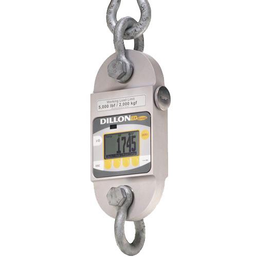 Dillon 36169-0100 EDXtreme EDx-250T(EDx-550K) Dynamometer with Backlight/Radio/2 Shackles,550,000 x 500 lb