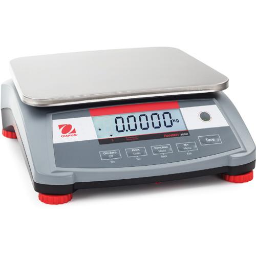 Ohaus 30031711 Ranger 3000 Compact Bench Scale 60 x 0.002 lb and  Legal for Trade 60 x 0.02 lb