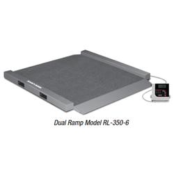 Rice Lake RL-350-6 Portable Bariatric Wheelchair Scale Two Ramps , 1000 lb x 0.2 lb Rice Lake RL-350-6 Portable Bariatric Wheelchair Scale Two Ramps , 1000 lb x 0.2 lb