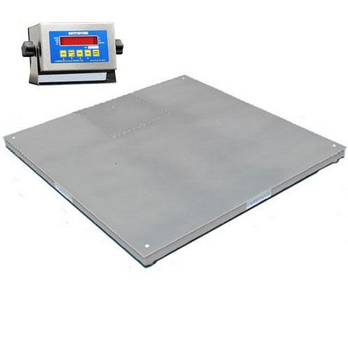 Cambridge  660484810S MODEL SS660-OB NTEP Low Profile 48x48x3 Stainless Steel Floor Scale 10000 x 2 lb