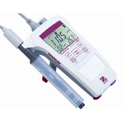 Ohaus ST300C-B Starter Series Portable Water Conductivity Analysis Meter 