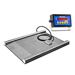 Cambridge S670230301K Model SS670-2 Series Stainless Steel Scale Built In Double Ramp 30 x 30 x 1.5 / 1000 x 0.2 With Indicator