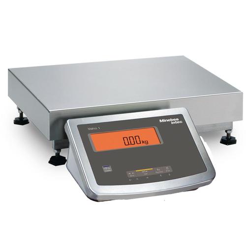 Minebea Midrics MW1S1U6DC Complete Bench Scales Stainless Steel, Non-Verifiable 12.5 x 9.5,  15 x 0.001