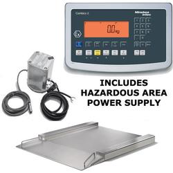 Minebea Combics Ex Hazardous Area Explosion Proof Flatbed Scale, 39.4 x 39.4, 660 x 0.02 