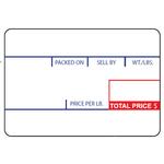 Detecto 1 Roll of Die-Cut 6600-3001 UPC Labels for DL1030/DL1030P/DL1060/DL1060P Printing Scale