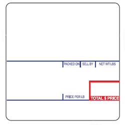 Detecto 1 Roll of Die-Cut 6600-3002 UPC Labels for DL1030/DL1030P/DL1060/DL1060P Printing Scale