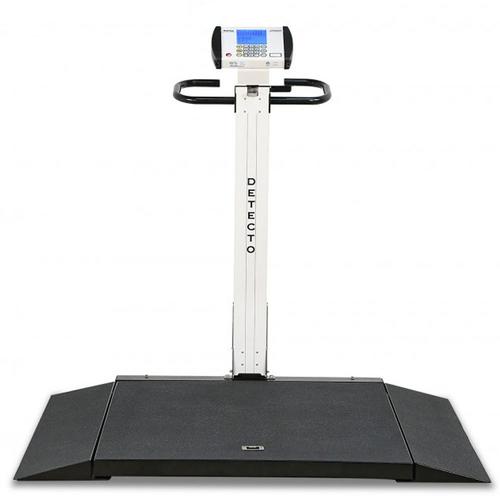 Detecto 6550 Digital Wheelchair Scale, 1000 lb x 0.2 lb