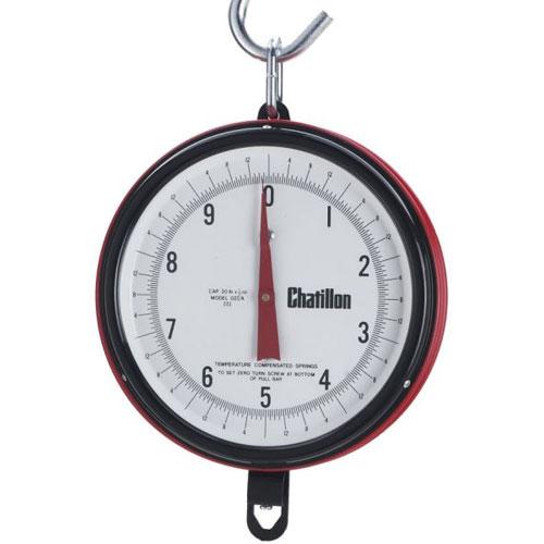 Chatillon 0740-T Century Series Hanging Scale, 40 lb x 1 oz, Head Only