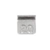 Troemner 61021S (30391014) Flat with one end turned up for easy handling Metric Class 7 - 20 mg