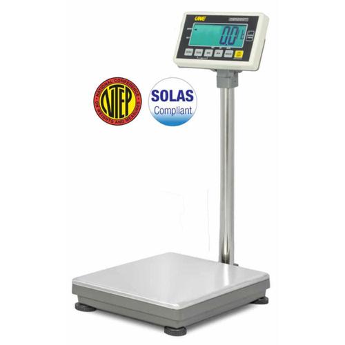 UWE UFM-B150 (3-UFM-S150-112)  Stainless Steel  13 x 17.7 Inch Legal for Trade Bench Scale 300 x 0.1 lb