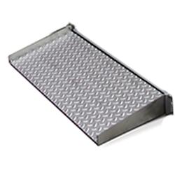 Rice Lake 78017 Roughdeck BDP 29.25 x 12  in Stainless Steel Treaded Hinged Ramp for Portability Kit