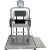 Health O Meter 2500CKL-BT Digital Wheelchair Scale with Fold Away Seat and Built-in Pelstar Wireless Technology 1000 lb x 0.2 lb