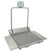 HealthOMeter 2610KL-BT Digital Wheelchair Dual Ramp Scale with Built-in Pelstar Wireless Technology 1000 x 0.2 lb