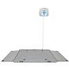 Health O Meter 2700KL-BT Portable 43 x 42 inch Wheelchair Scale with  Built-in Pelstar Wireless Technology 1000 x 0.2 lb