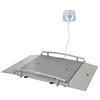 Health O Meter 2650KG-BT Portable  800 x 800 mm Wheelchair Scale with Built-in Pelstar Wireless Technology KG Only 454 x 0.1 kg