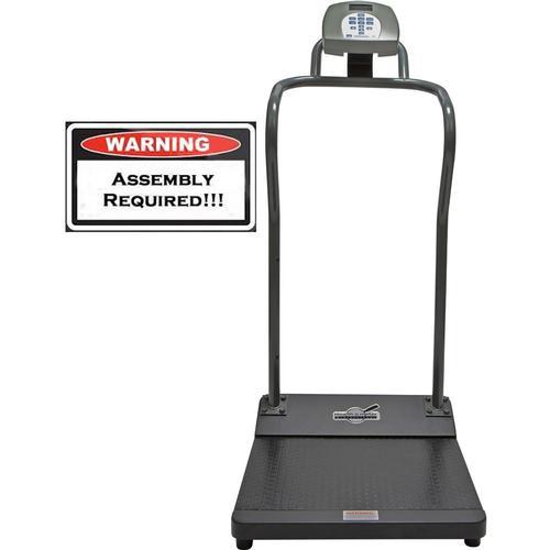 Health-O-Meter 3001KL-AMUA-BT Antimicrobial Digital Platform Scale with Built-in Pelstar Wireless Technology 1000 x 0.2 lb - Unassembled