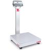 Ohaus D52P125RQL2 Defender 5000 18 x 18 in Bench Scale 250 x 0.01 lb and Legal for Trade 250 lb x 0.05 lb