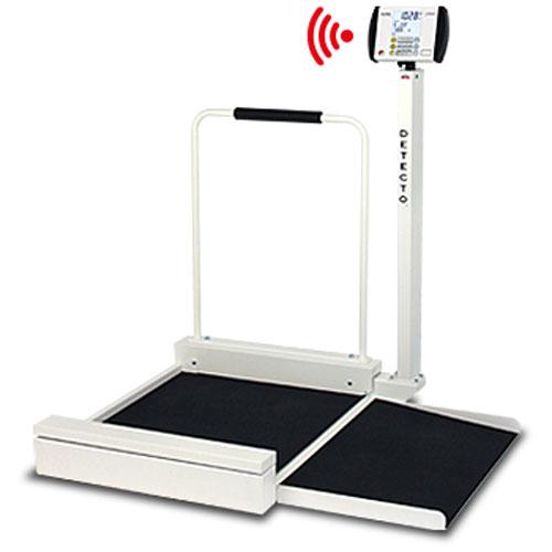 Detecto 6495-C Digital Wheelchair Scale with WiFi / Bluetooth 800 lbs x 0.2 lb