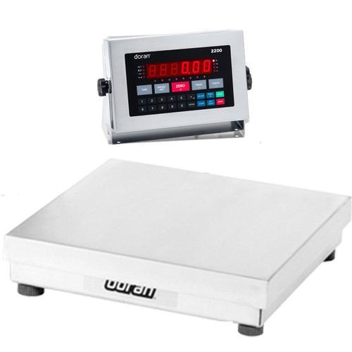 Doran 22250/1824 Legal For Trade Washdown Bench Scale 18 x 24 inch Base 250 x 0.05 lb