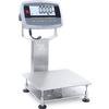 Ohaus i-D61PW25K1R6 (30575571) Defender 6000 NTEP Extreme Washdown Column Mount Bench Scale - 50 lb x 0.005 lb / 25 kg x 2g