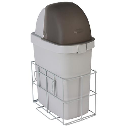 Detecto CARCWB Waste Bin with Accessory Rail for Rescue Cart