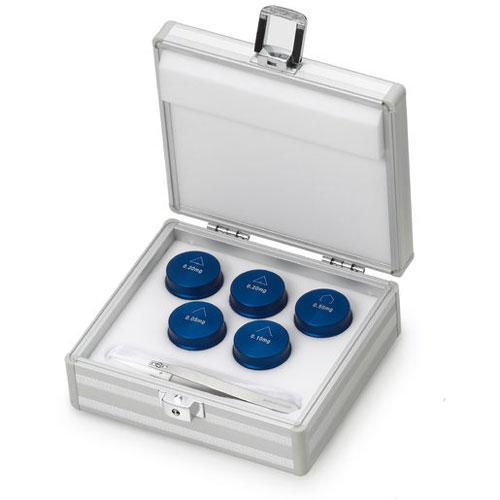 Mettler Toledo 30078806 Microgram Calibration Test Weight Set with Calibration Certificate - 0.05 mg to 0.5 mg