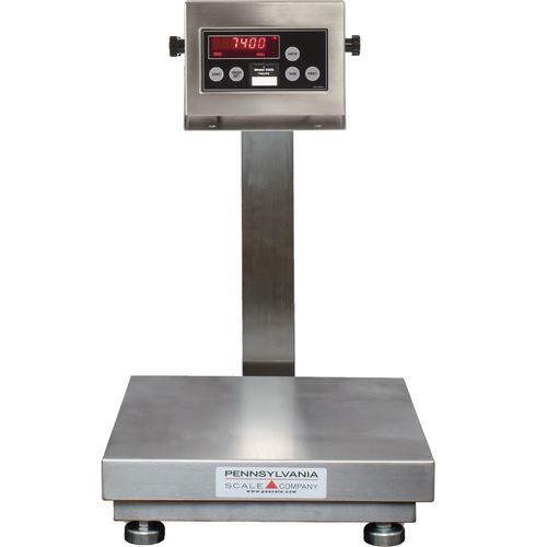 Pennsylvania Scale SS6574-1212-50 12  x 12  in Washdown Legal for Trade Bench Scale 50 x 0.01 lb