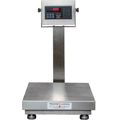 Pennsylvania Scale SS6576-1212-50 12 x 12  in Washdown Legal for Trade Bench Scale 50 x 0.01 lb