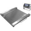 LP Scale LP7622MSS-2424-2500 Legal for Trade Stainless Steel 2.5 x 2.5 Ft  LCD Portable Drum Scale 2500 x 0.5 lb